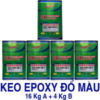 Keo Epoxy Đổ 1:4 (Pha Màu) | Sơn PU đồ gỗ 