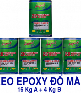 Keo Epoxy Đổ 1:4 (Pha Màu) | Sơn PU đồ gỗ 