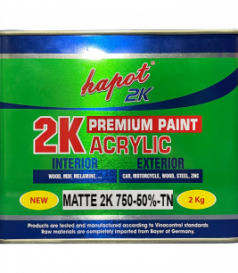 Sơn Mờ 2K 750-50%-TN - AB-3Kg | Sơn 2K đồ gỗ 