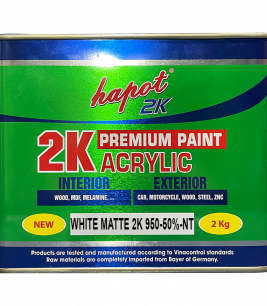 Sơn Trắng Mờ 2K 950-50%-NT - 2 Kg  | Sơn PU đồ gỗ 