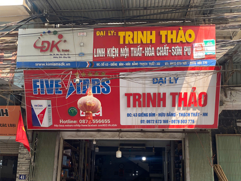 Đại Lý 2K68 Trinh Thảo - 43 Cống Cầu Tiên, Bình Phú, Thạch Thất, Hà Nội - ĐT: 0972.673.169 - 0976.503.776