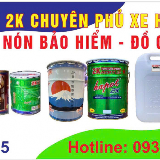 Sơn Trắng Mờ 2K 950-50%-NT - 1 Kg | Sơn PU đồ gỗ 