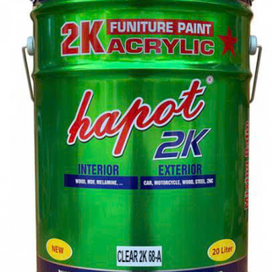 Sơn Trắng Mờ 2K 950-50%-NT - 2 Kg  | Sơn PU đồ gỗ 