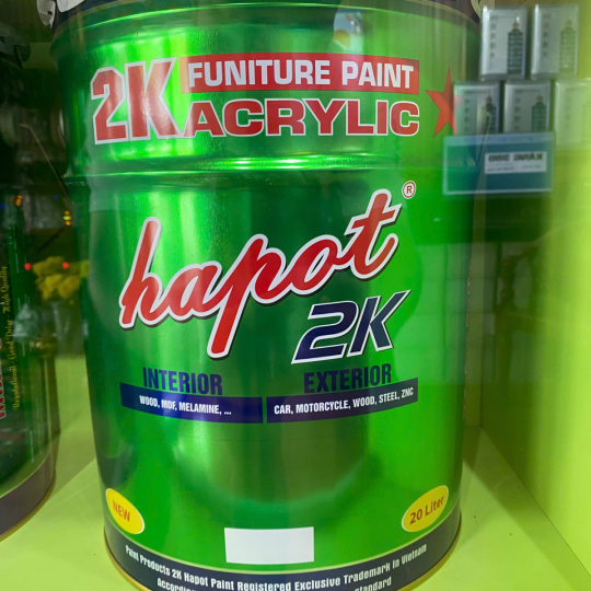 Sơn Trắng Mờ 2K 950-50%-NT - 1 Kg | Sơn PU đồ gỗ 