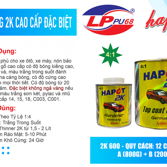 Bóng 2K AB 600 