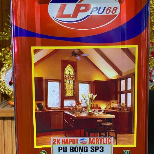 Sơn Pu Bóng SP3 - 16 Kg | Sơn PU đồ gỗ  