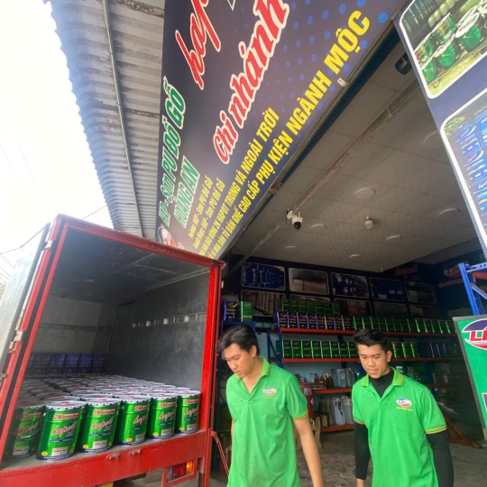 Sơn Bóng 2K AB 80 -Trong và Ngoài Trời  | Sơn PU đồ gỗ 