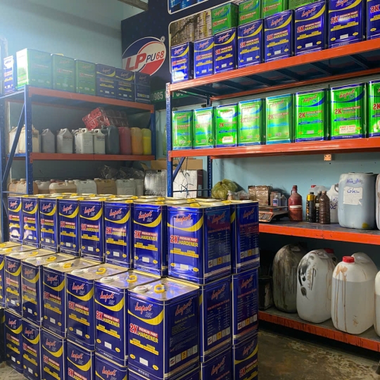 Sơn Bóng 2K AB 80 -Trong và Ngoài Trời  | Sơn PU đồ gỗ 