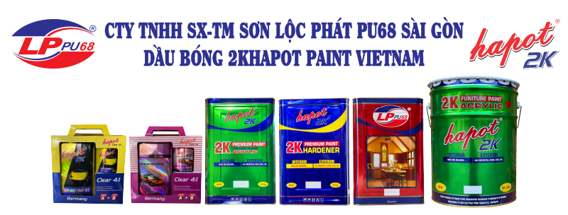 Công Ty TNHH SX-TM Sơn Lộc Phát PU68 Sài Gòn - Dầu Bóng 2K Hapot Việt Nam